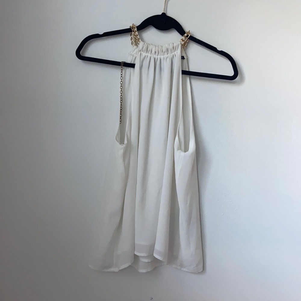 White dress top
